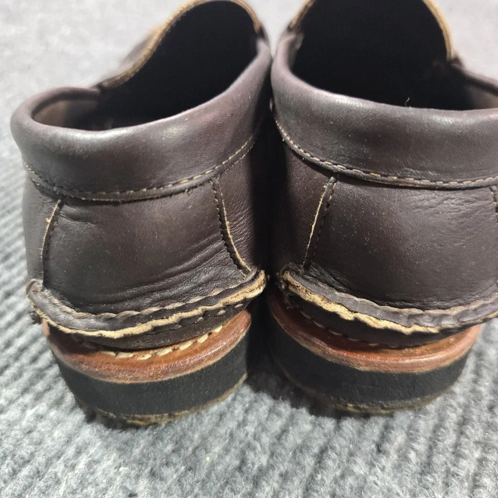 Bills Khakis X Rancourt Driving Shoes Mens 9 D Brown Leather Lactae Hevea USA